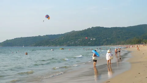 Tropical Islands Vacation Concept Stock Footage 156410308