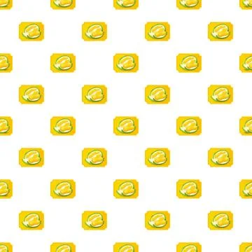 Tropical jackfruit fruit halves repeating pattern design Stockillustratie