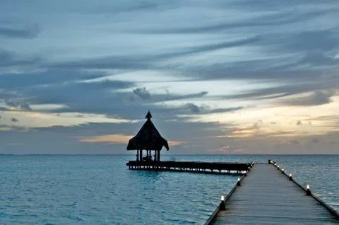 Tropical Jetty Stock Photos