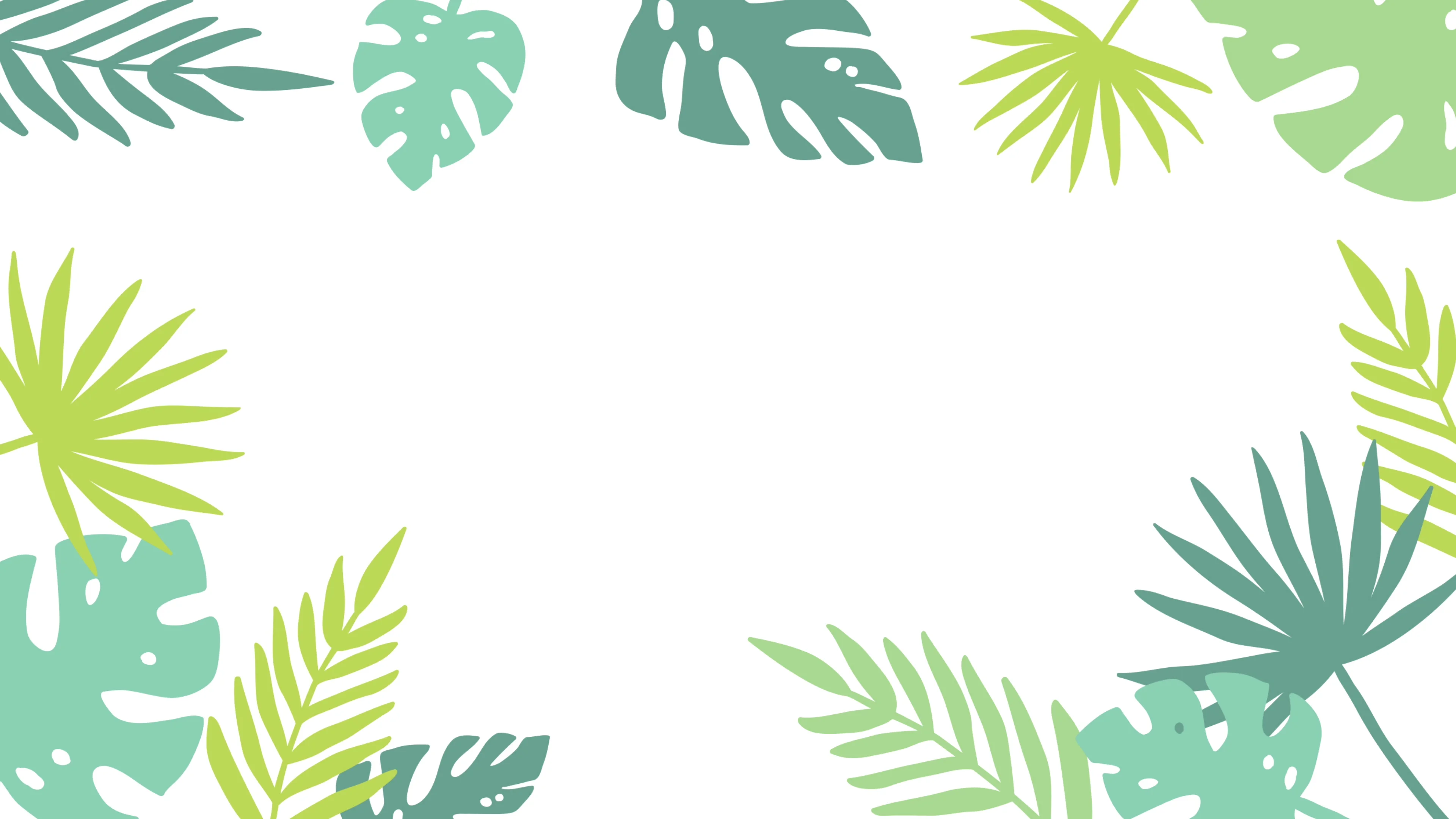 Tropical Jungle Background Frame of Palm... | Stock Video | Pond5