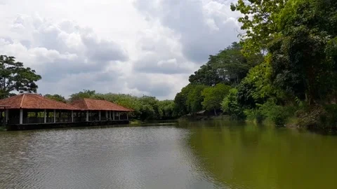 Tropical Lake Stock Footage 219766574