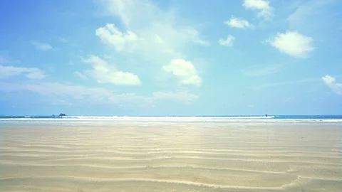 Tropical landscape beach. Stock Footage 116943786