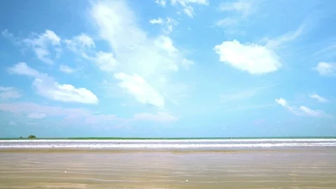 Tropical landscape beach. Stock Footage 116946405