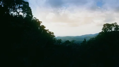 Tropical landscape from a height Video stock 92224991