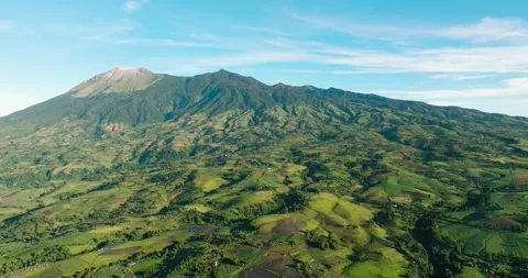 Tropical Landscape Kanlaon Volcano. Phil... | Stock Video | Pond5