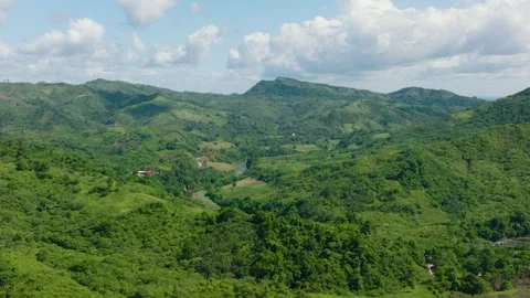 Tropical landscape with mountains. Stock Footage 274433731