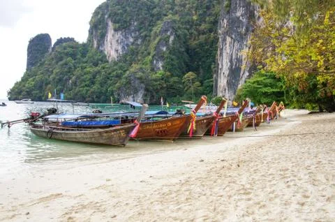 Tropical landscape. Phi-Phi Island. Thailand. Stock Photos