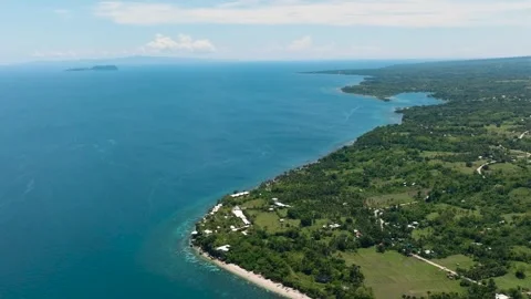 Tropical landscape in the Philippines. Stock Footage 243486931