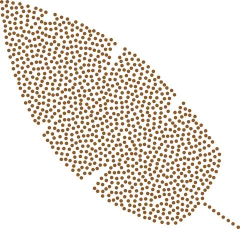 Tropical leaf. Leaf symbol. Modern design イラスト素材