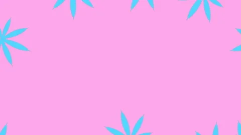 Tropical leaf minimal motion design animation 스톡 동영상 113445174