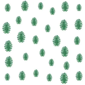Tropical leaf nature background pattern Illustrazione stock