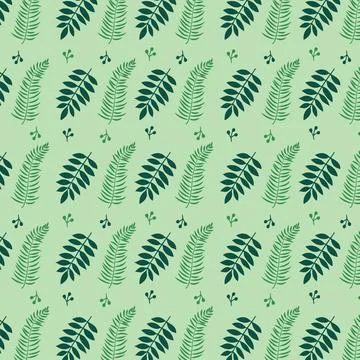 Tropical Leaf Pattern Stock Illustration