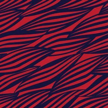 Tropical Leaf Seamless Pattern Design Stock Illustration