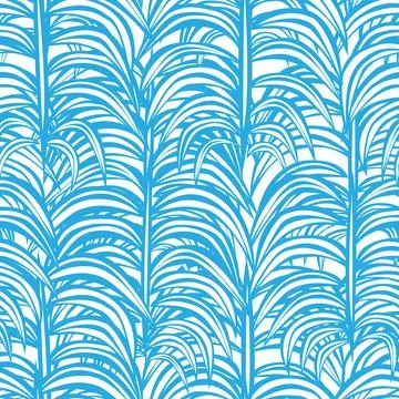 Tropical Leaf Seamless Pattern Design Illustrazione stock