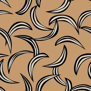 Tropical Leaf Seamless Pattern Design 스톡 일러스트
