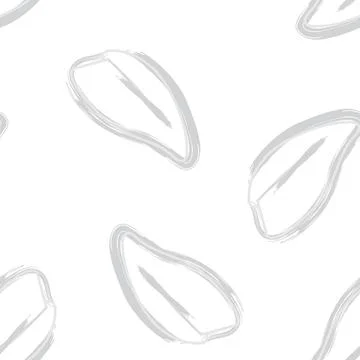 Tropical Leaf Seamless Pattern Design Stock Illustration