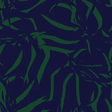 Tropical Leaf Seamless Pattern Design 스톡 일러스트