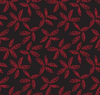 Tropical Leaf seamless Pattern Stock Illustration