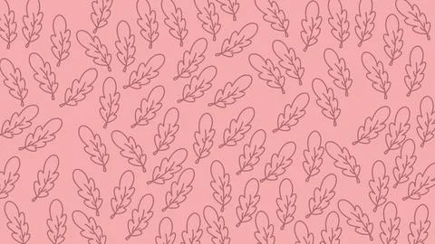 Tropical leaf seamless pattern 库存插图