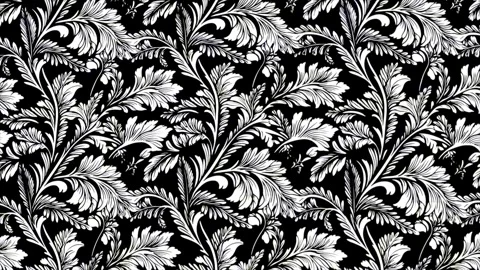 Tropical Leafy Elegance – Vertical Motion Animation Stock-Footage 306385283