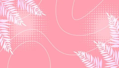 Tropical leaves background Stockillustratie