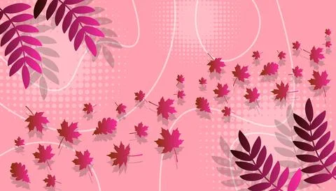 Tropical leaves background Stockillustratie