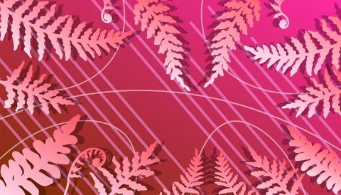 Tropical leaves background Stockillustratie