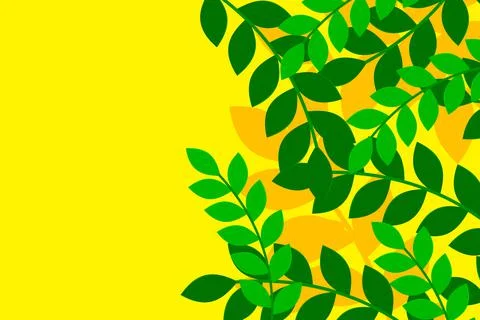 Tropical leaves patterned background Stock Illustration