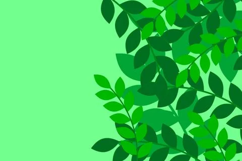 Tropical leaves patterned background Stock Illustration
