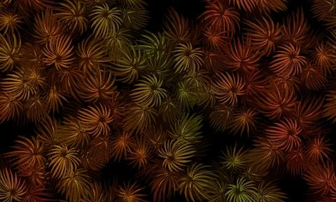 Tropical leaves seamless pattern. exotic tropical vintage nature background. Stock Illustration