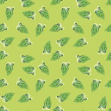 Tropical leaves seamless pattern. Rainforest leaf endless wallpaper. Exotic h Stock Illustration