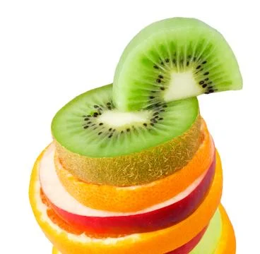 Tropical mixed fruit Foto stock