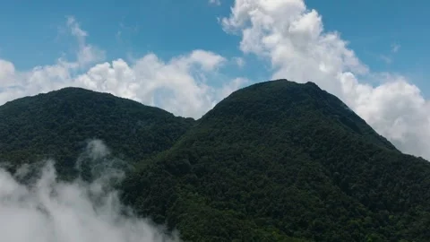 Tropical mountain in Camiguin, Philippines. Stock Footage 250854755