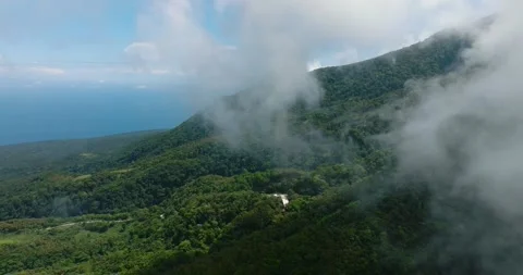 Tropical mountain in Camiguin, Philippines. Stock Footage 252245930