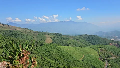 Tropical Mountain Landscape Stock Footage 279915917