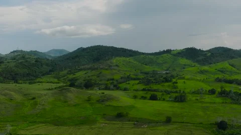 Tropical Mountain in the Philippines. Stock Footage 252957220