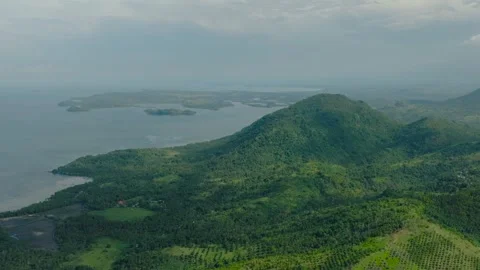Tropical mountain in the Philippines. Stock Footage 310870990