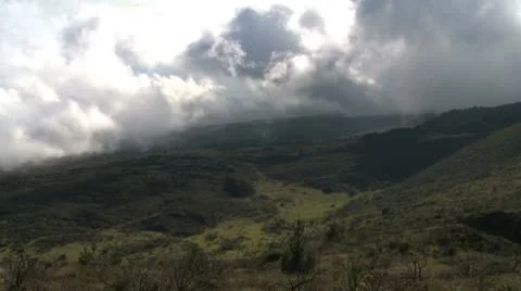 Tropical Mountains Time Lapse Stock Footage 9205836