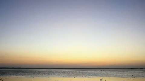Tropical ocean - dawn Stock Footage 11488894