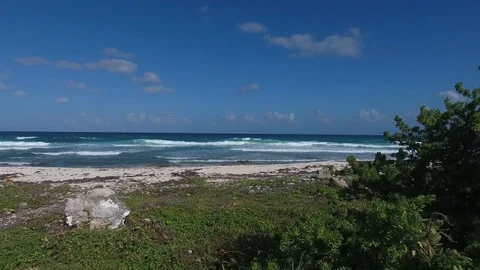 Tropical Ocean Waves Stock Footage 73542537