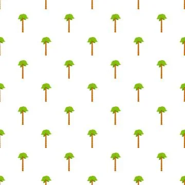 Tropical palm tree seamless pattern background repeating design Illustrazione stock