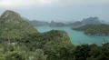 Tropical Paradise, Aerial View Of Mu Ko Ang Thong, Exotic Island, Thailand HD Footage