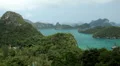 Tropical Paradise, Aerial View Of Mu Ko Ang Thong, Exotic Island, Thailand HD Footage