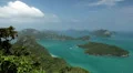 Tropical Paradise, Aerial View Of Mu Ko Ang Thong, Exotic Island, Thailand HD Footage