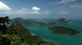 Tropical Paradise, Aerial View Of Mu Ko Ang Thong, Exotic Island, Thailand HD Footage