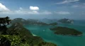 Tropical Paradise, Aerial View Of Mu Ko Ang Thong, Exotic Island, Thailand HD Footage