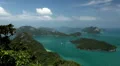 Tropical Paradise, Aerial View Of Mu Ko Ang Thong, Exotic Island, Thailand HD Footage