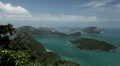 Tropical Paradise, Aerial View Of Mu Ko Ang Thong, Exotic Island, Thailand HD Footage