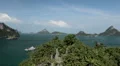 Tropical Paradise, Aerial View Of Mu Ko Ang Thong, Exotic Island, Thailand HD Footage