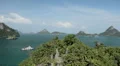 Tropical Paradise, Aerial View Of Mu Ko Ang Thong, Exotic Island, Thailand HD Footage
